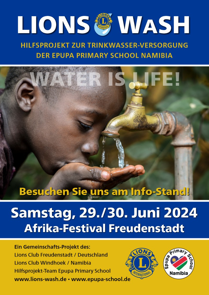 lions wash afrikafest freudenstadt